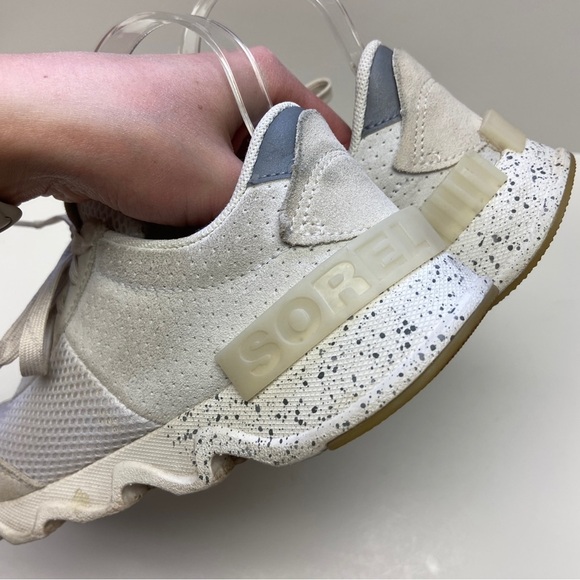 Sorel Women's White Casual Trendy Athletic Kinetic Lite Lace Sneakers Size 9 - Picture 4 of 11